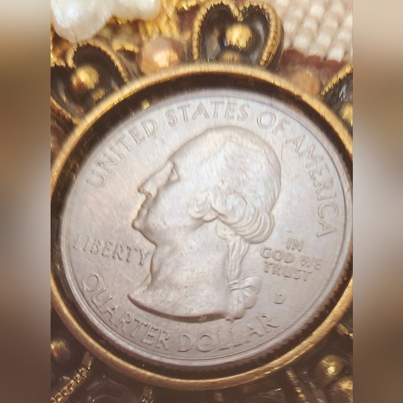 60s ENID COLLINS Texas MONEY TREE Bird Coins Flowers Collector Bag Purse EUVC - Picture 2 of 16